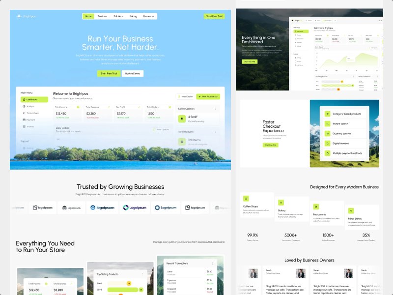 Brightpos website