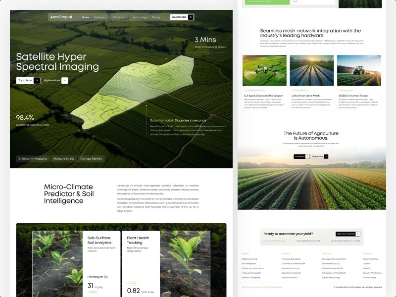 AeroCrop.ai website