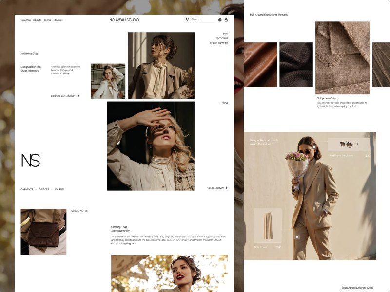 Nouveau Studio fashion site