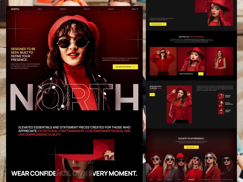 North fashion campaign site
